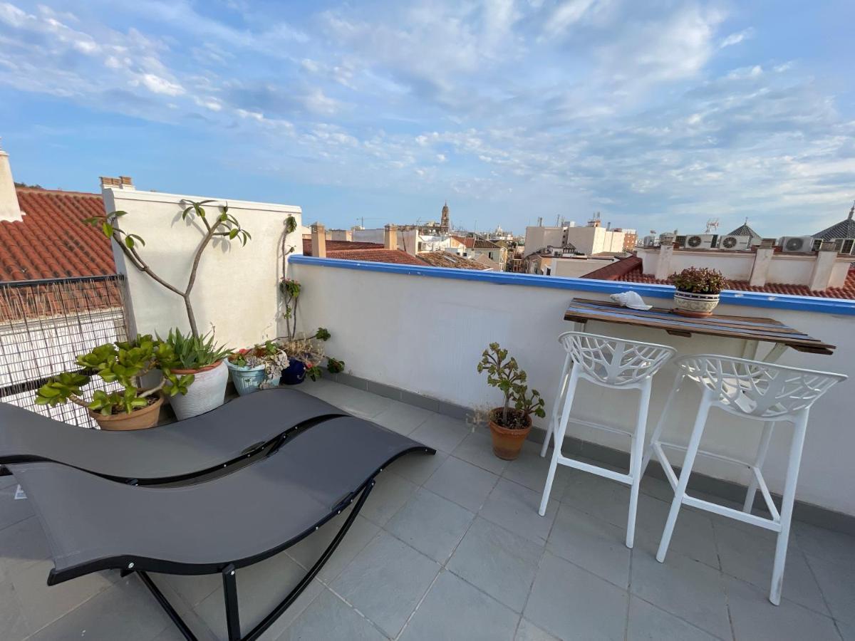 Charming Home With Private Terrace,Heart Of Málaga Eksteriør bilde